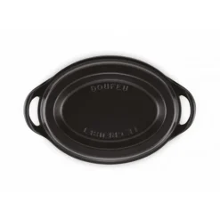 Cocotte Doufeu Ovale en Fonte 32 cm Noir Mat Le Creuset