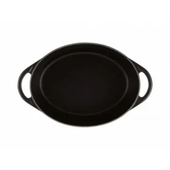 Cocotte Doufeu Ovale en Fonte 32 cm Noir Mat Le Creuset