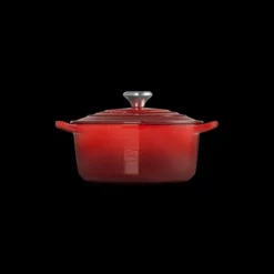 Cocotte en Fonte Cœur 20 cm Cerise Le Creuset