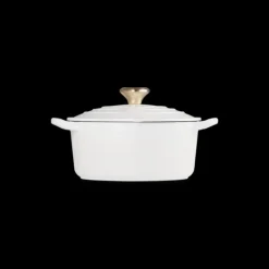 Cocotte en Fonte Cœur 20 cm Blanc Le Creuset