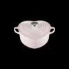 Cocotte en Fonte Cœur 20 cm Shell Pink Le Creuset