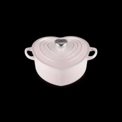 Cocotte en Fonte Cœur 20 cm Shell Pink Le Creuset