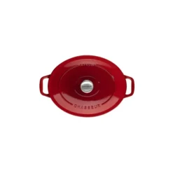 Cocotte en Fonte Ovale 33 cm Rubis Chasseur