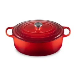 Cocotte en Fonte Ovale 35 cm Cerise Le Creuset Signature