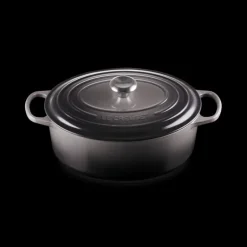 Cocotte en fonte Ovale 31 cm Flint Le Creuset Signature