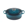 Cocotte en fonte Ovale 31 cm Deep Teal Le Creuset Signature