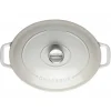 Cocotte en Fonte Ovale 33 cm Macadamia Chasseur