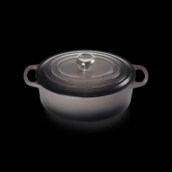 Cocotte en fonte Ovale 29 cm Flint Le Creuset Signature