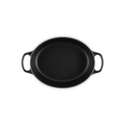Cocotte en fonte Ovale 35 cm Noir mat Le Creuset Signature