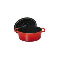 Cocotte en Fonte Ovale 17 cm Rubis Chasseur