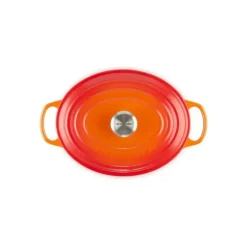 Cocotte en Fonte Ovale 29 cm Volcanique Le Creuset Signature