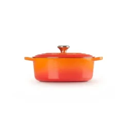 Cocotte en fonte Ovale 40 cm Volcanique Le Creuset Signature