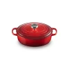 Cocotte en Fonte Ovale Basse 27 cm Cerise Le Creuset Signature