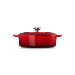 Cocotte en Fonte Ovale Basse 27 cm Cerise Le Creuset Signature