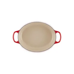 Cocotte en Fonte Ovale Basse 27 cm Cerise Le Creuset Signature