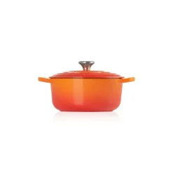 Cocotte en fonte Ronde 26 cm Volcanique Le Creuset Signature