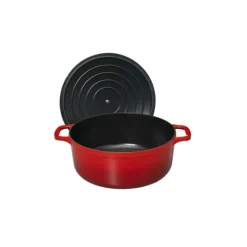 Cocotte en Fonte Ronde 22 cm Rubis Chasseur