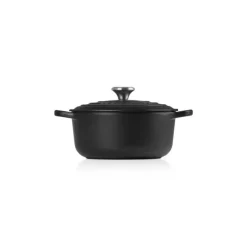 Cocotte en fonte Ronde 28 cm Noir mat Le Creuset Signature