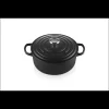 Cocotte en fonte Ronde 20 cm Noir mat Le Creuset Signature
