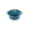 Cocotte en Fonte Ronde 20 cm Deep Teal Le Creuset Signature
