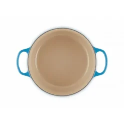 Cocotte en fonte Ronde 24 cm Azur Le Creuset Signature