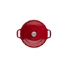 Cocotte en Fonte Ronde 24 cm Rouge Chasseur