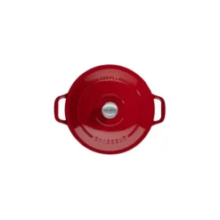 Cocotte en Fonte Ronde 24 cm Rouge Chasseur