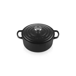 Cocotte en Fonte Ronde 26 cm Noir mat Le Creuset Signature