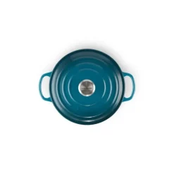 Cocotte en fonte Ronde 24 cm Deep Teal Le Creuset Signature