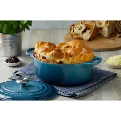 Cocotte en fonte Ronde 24 cm Deep Teal Le Creuset Signature