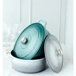 Cocotte en Fonte Ronde 20 cm Quartz Chasseur