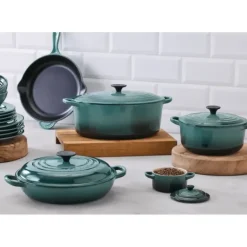 Cocotte en Fonte Ronde Tradition 20 cm Océan Le Creuset