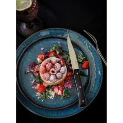 Coffret 4 Couteaux de Table Frêne Sombre Facette Opinel