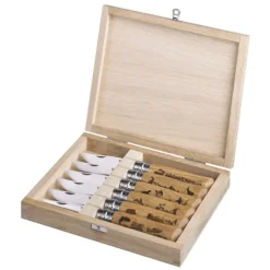 Coffret 6 Couteaux Gravure Animalia Opinel