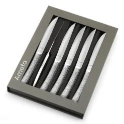 Coffret 6 Couteaux Steak Bongo 23 cm Amefa