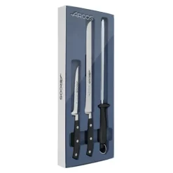 Coffret Couteaux Spécial Jambon Riviera Noir (x3) Arcos
