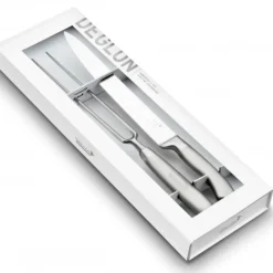 Coffret Découpe Viande Couteau à Découper 22 cm et Fourchette Diapason 21 cm Oryx Déglon