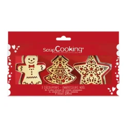 Coffret Kit Biscuit 3 pièces Noël Scrapcooking