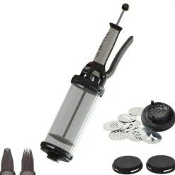 Coffret Le Tube Piston à Pâtisserie + Douilles et Kit Sablé De Buyer