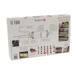 Coffret Le Tube Pro Piston à Pâtisserie + Recharges et Douilles De Buyer