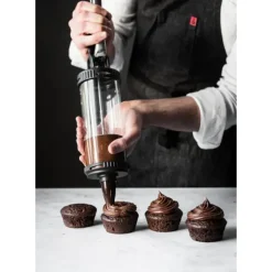 Coffret Le Tube Pro Piston à Pâtisserie + Recharges et Douilles De Buyer