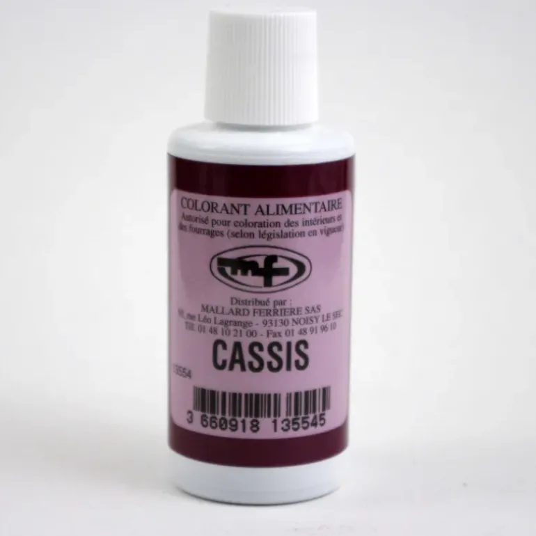 Colorant alimentaire Cassis Violet E129/E133 Liquide 100ml