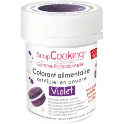 Colorant Alimentaire en Poudre Violet 5g Scrapcooking