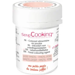 Colorant Alimentaire en Poudre Rose Pastel 5g ScrapCooking