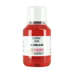 Colorant alimentaire Jaune Citron E102 Liquide 115ml Cuisineaddict