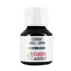 Colorant Alimentaire Naturel Rouge Carmin E120 Liquide 58 ml Cuisineaddict