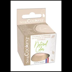 Colorant Alimentaire Naturel Beige Lin 10 g Scrapcooking