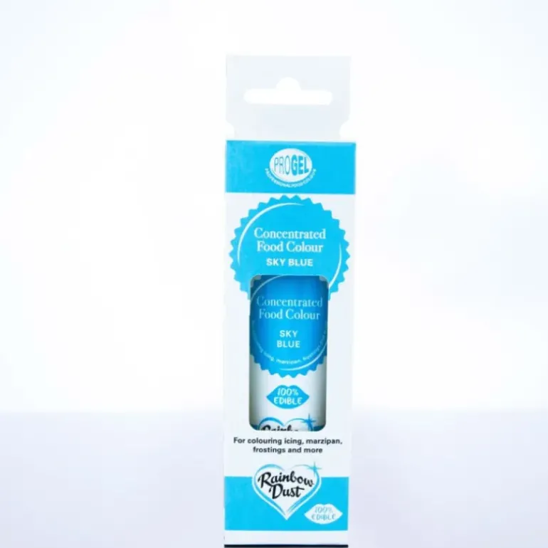 Colorant Alimentaire ProGel Bleu Ciel 25g Rainbow Dust