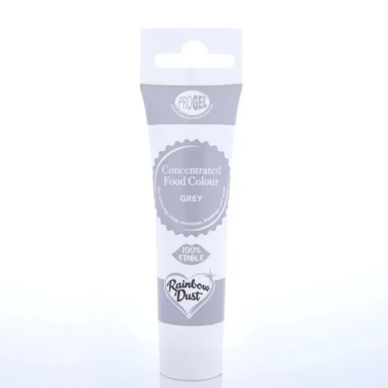 Colorant Alimentaire ProGel Gris 25g Rainbow Dust