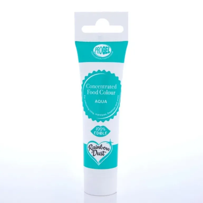 Colorant Alimentaire ProGel Bleu Aqua 25g Rainbow Dust